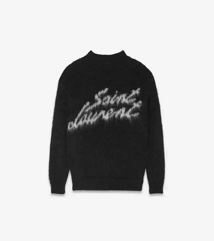 saint laurent woolen pullover